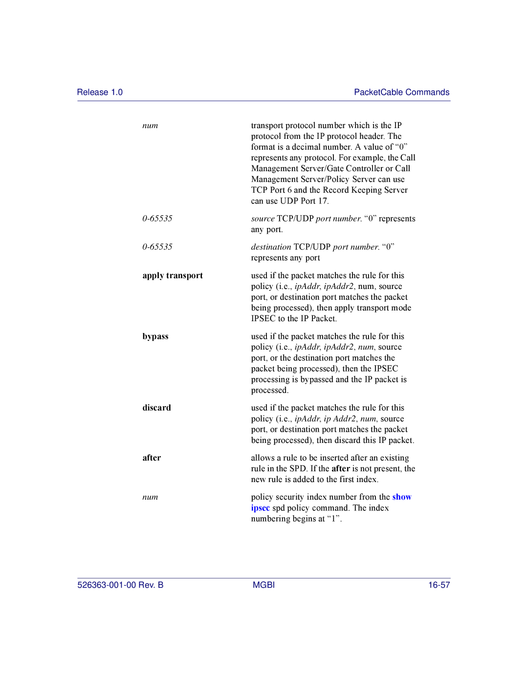 Motorola BSR 2000 manual Apply transport, Bypass, Discard, After 