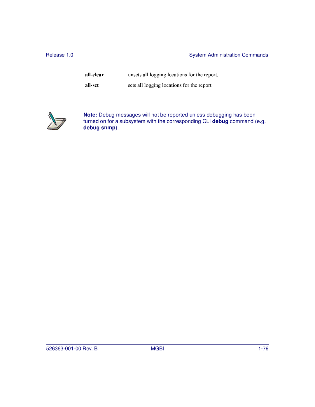 Motorola BSR 2000 manual All-clear 