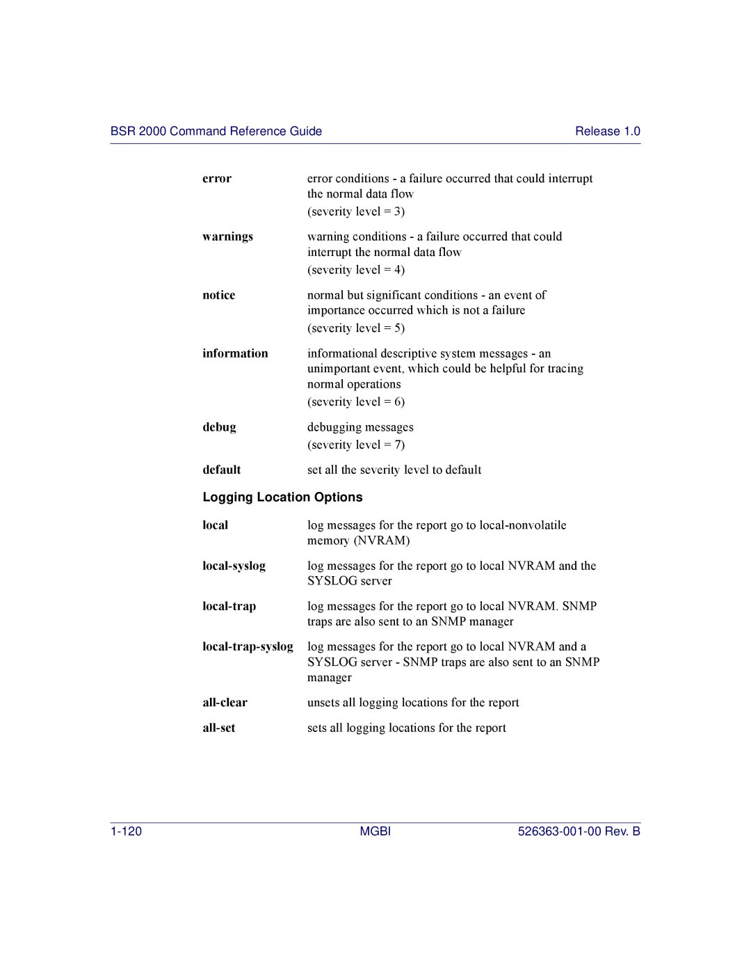 Motorola BSR 2000 manual All-clear, All-set 