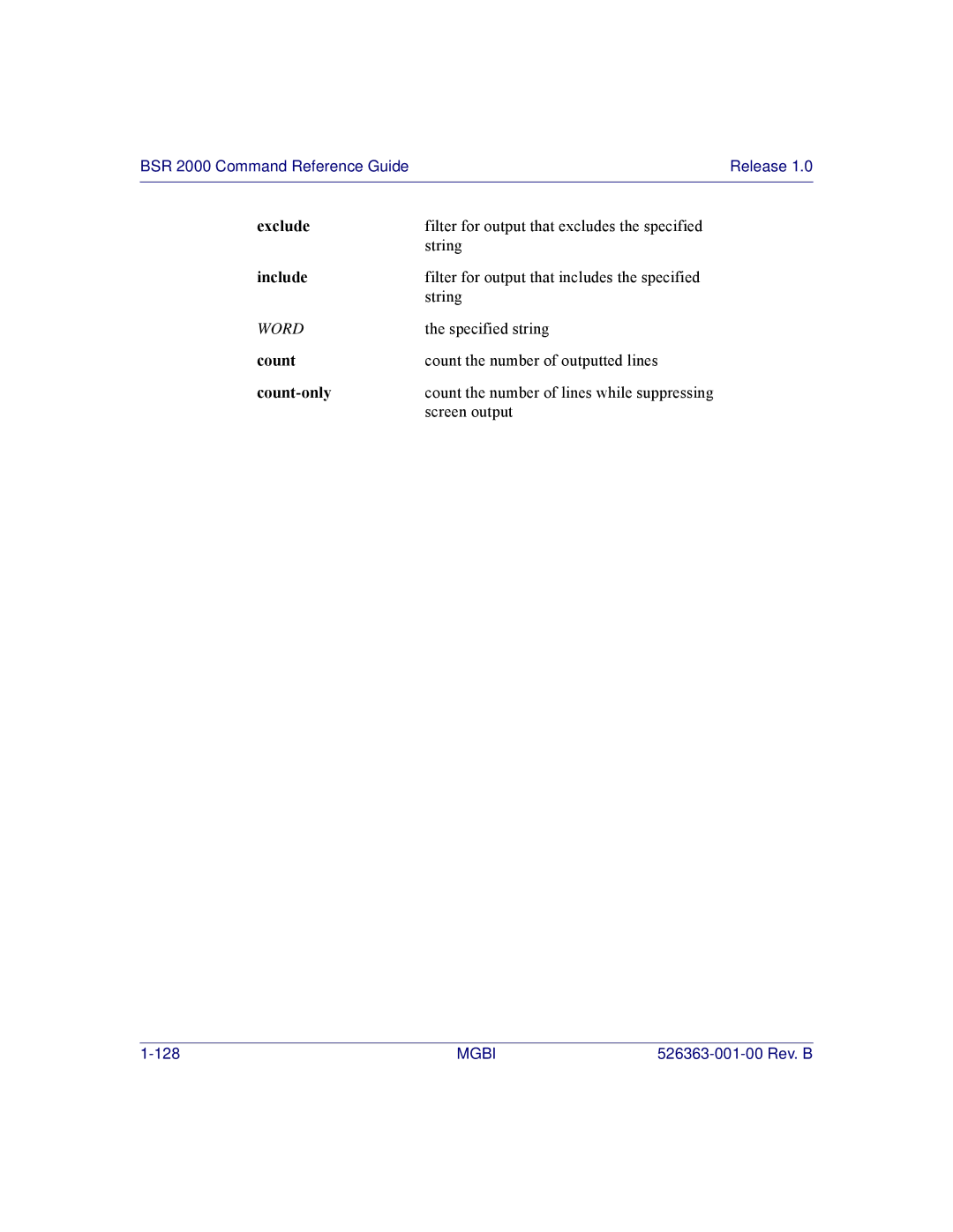 Motorola BSR 2000 manual 128 