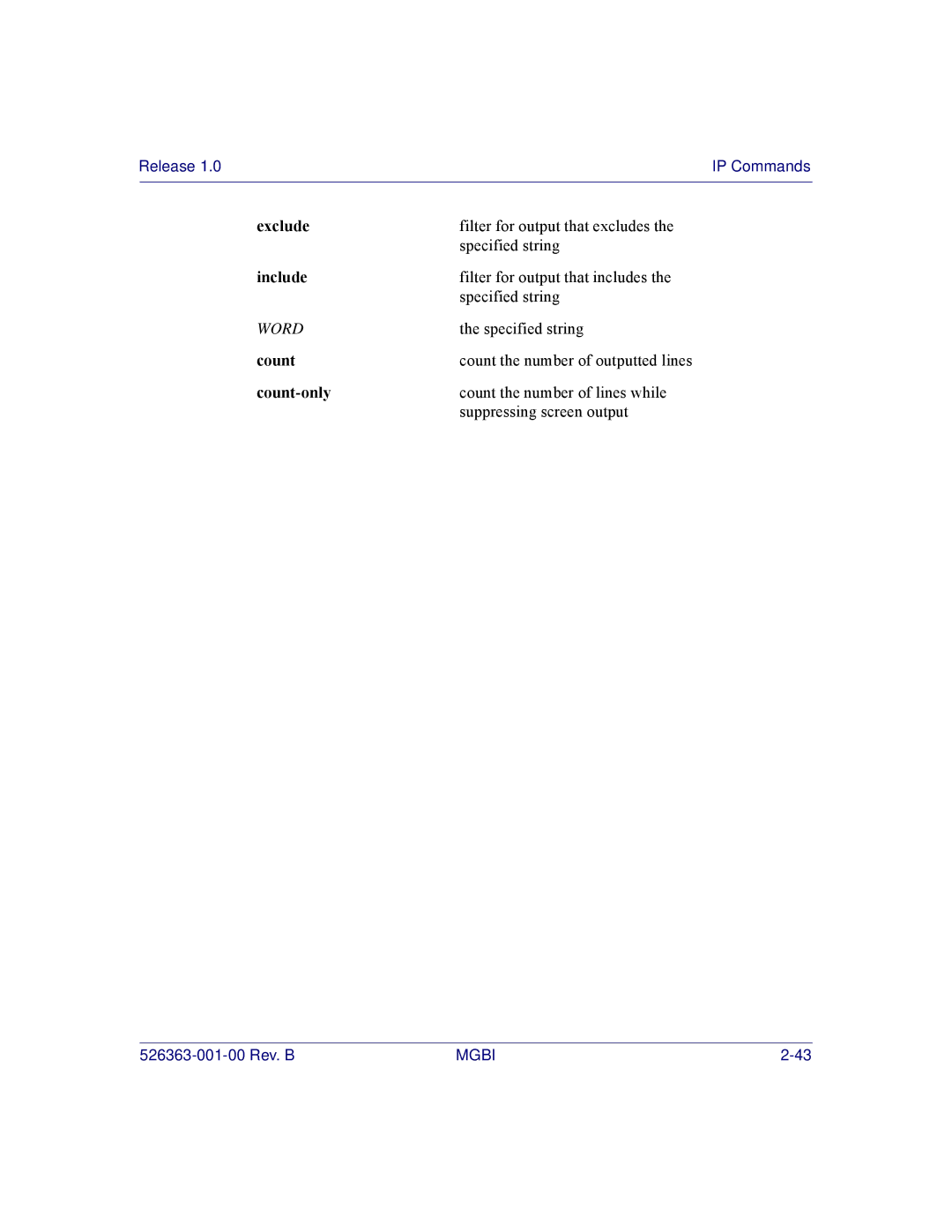 Motorola BSR 2000 manual Exclude 