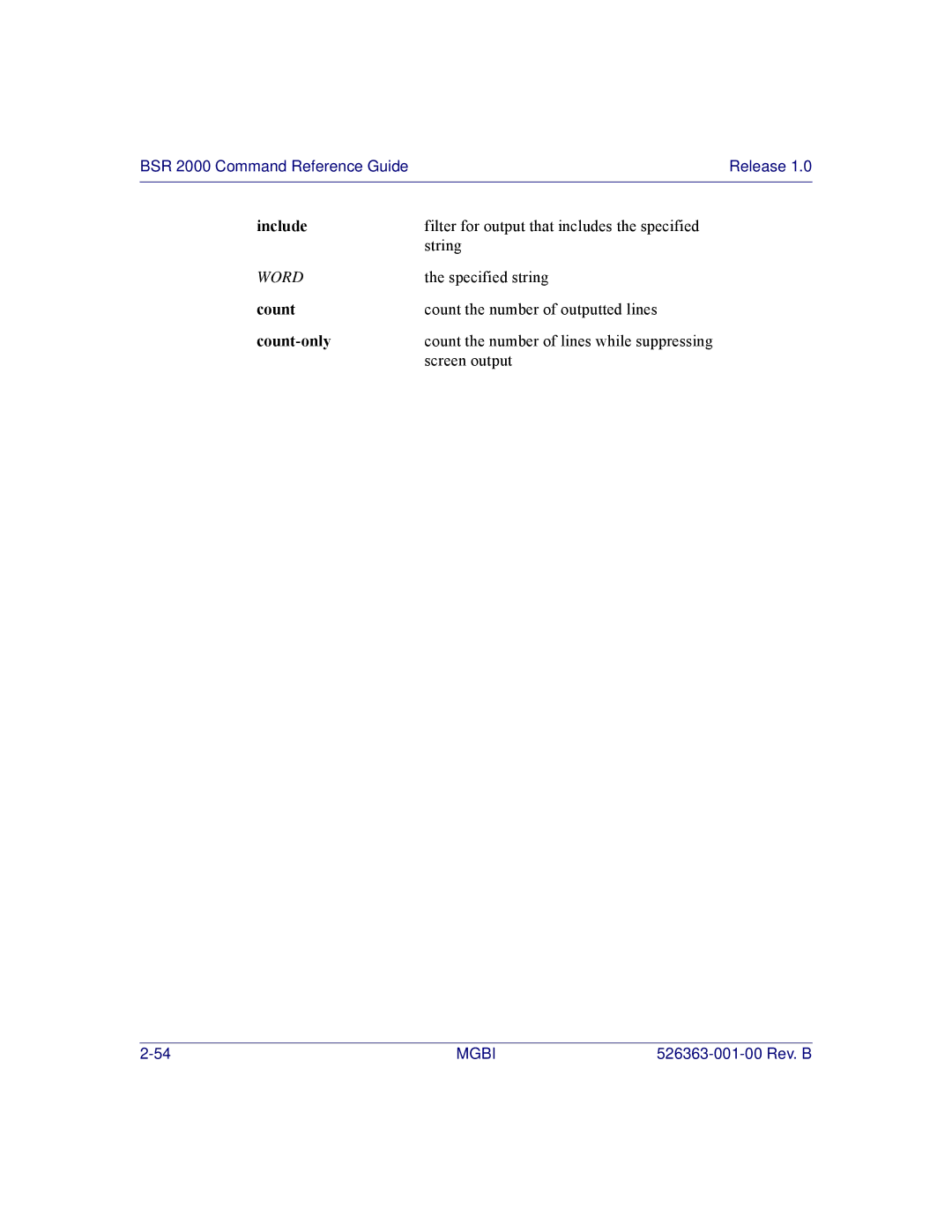 Motorola BSR 2000 manual Include 