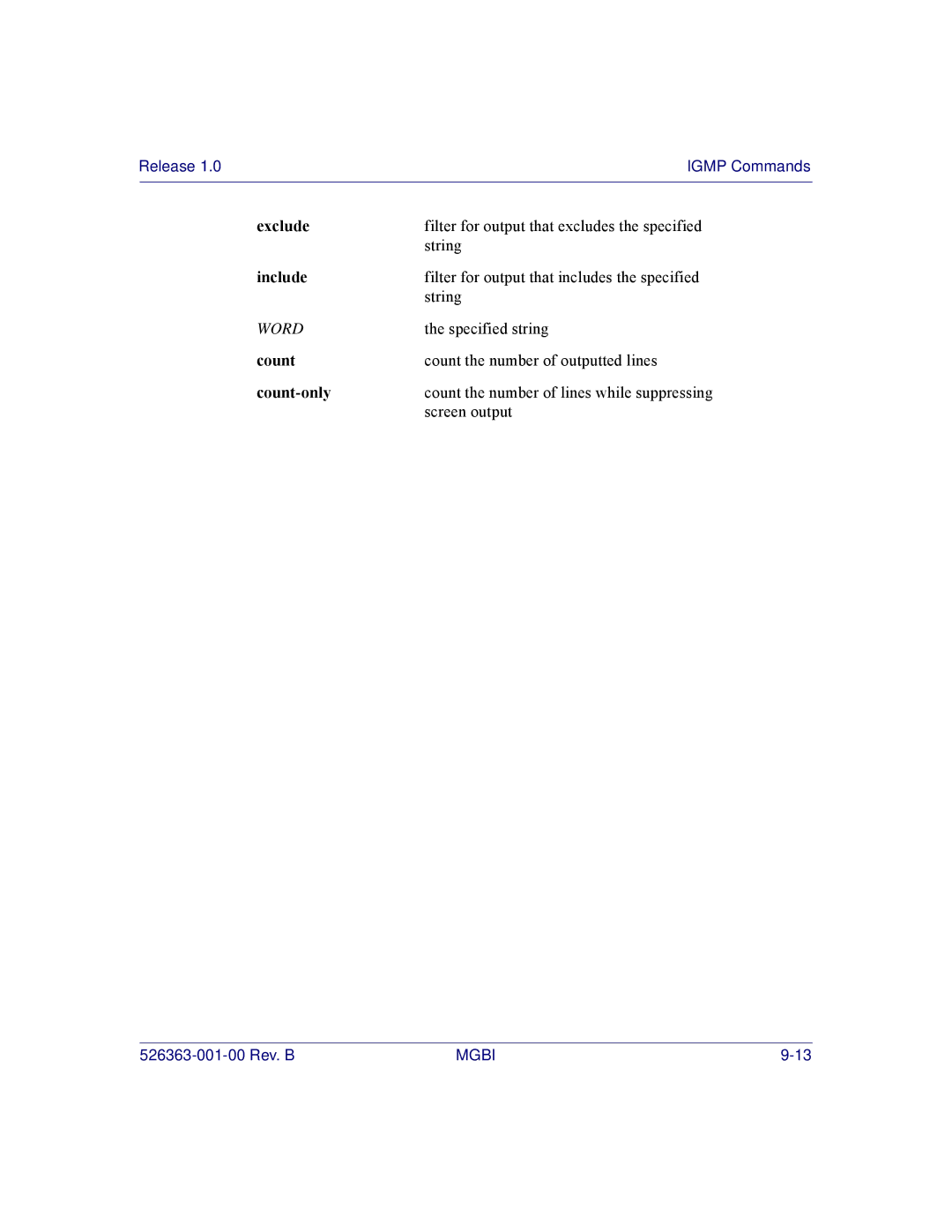 Motorola BSR 2000 manual Exclude 