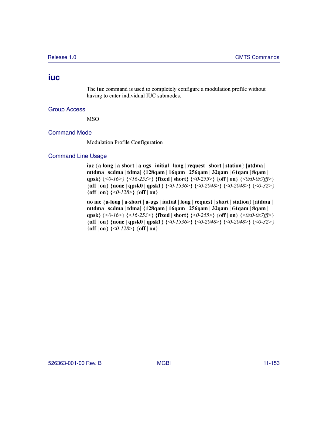 Motorola BSR 2000 manual Iuc 