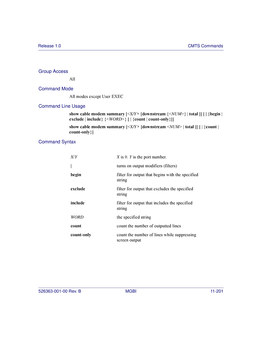 Motorola BSR 2000 manual 11-201 