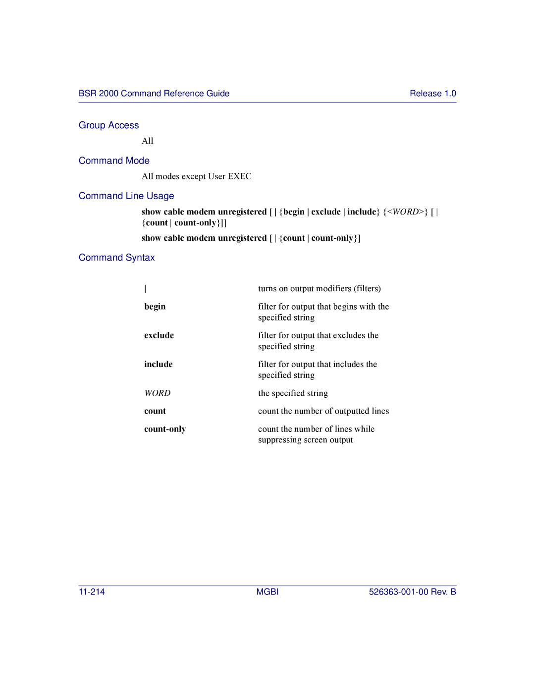 Motorola BSR 2000 manual 11-214 