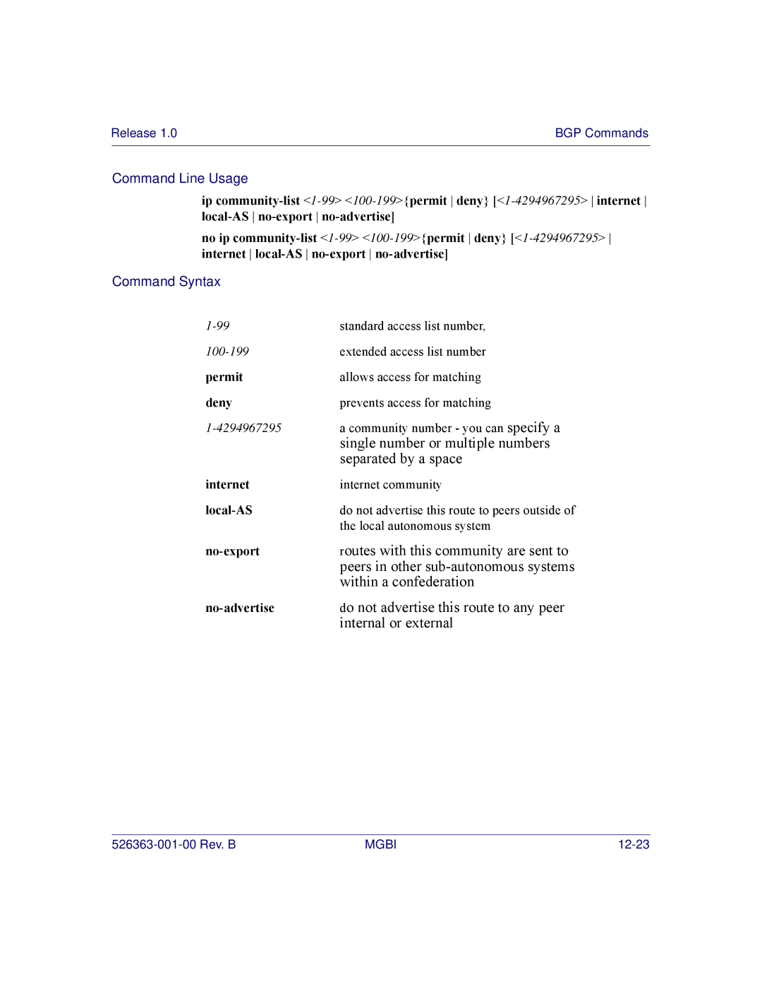 Motorola BSR 2000 manual Internet, Local-AS 