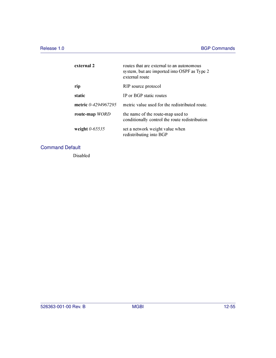 Motorola BSR 2000 manual Rip, Weight 