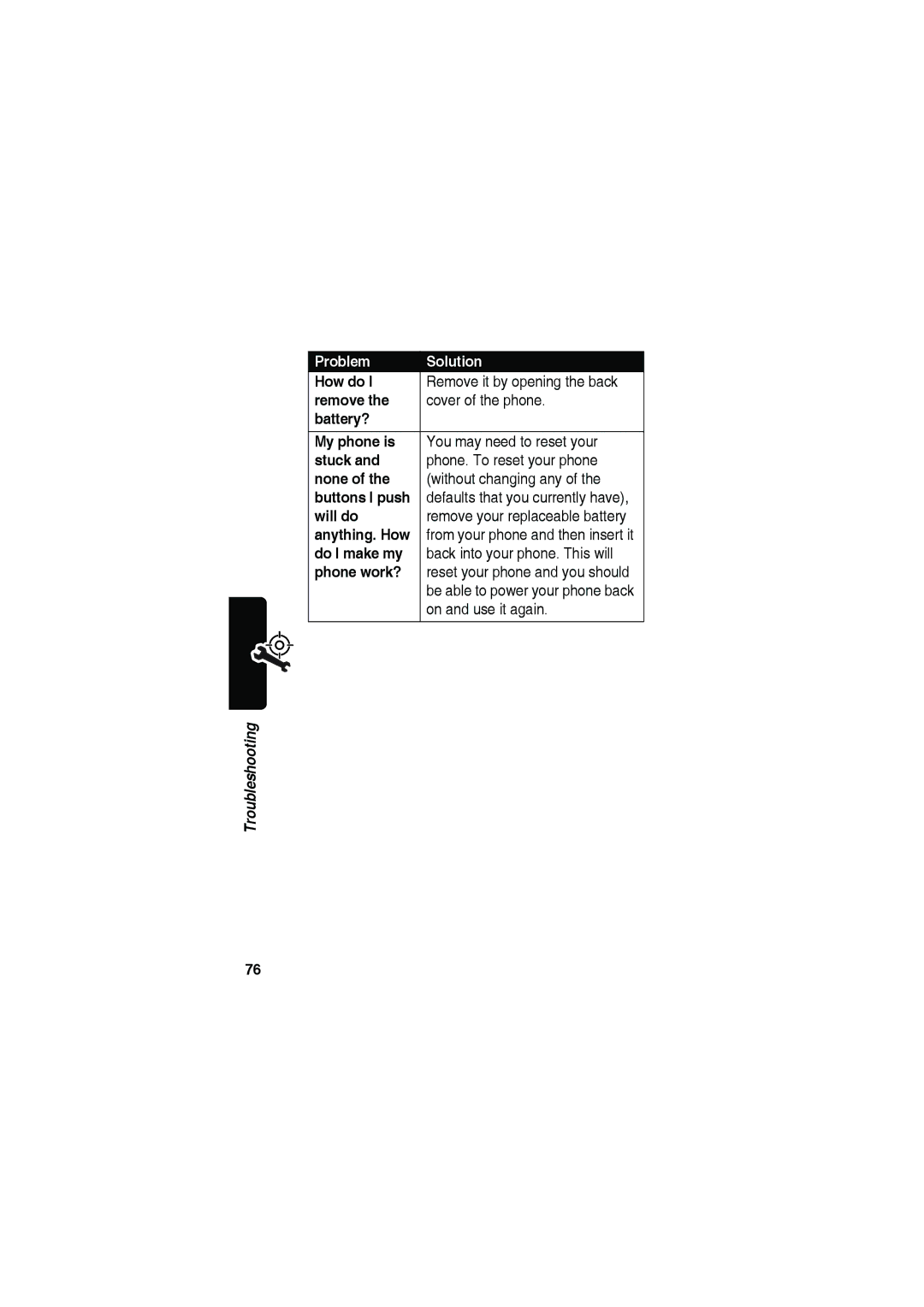 Motorola C115 manual Will do Remove your replaceable battery, Do I make my Back into your phone. This will Phone work? 