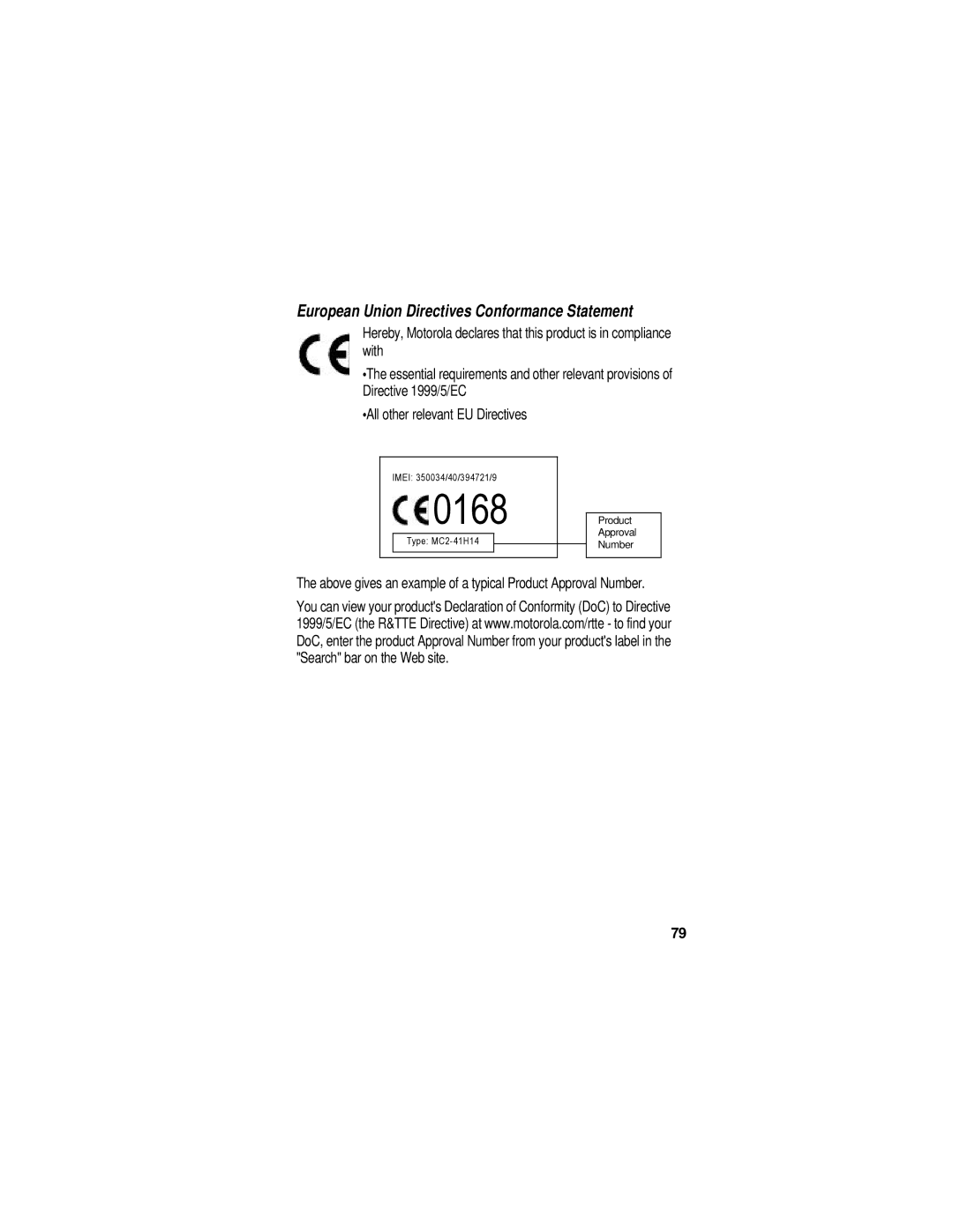 Motorola C115 manual 0168 