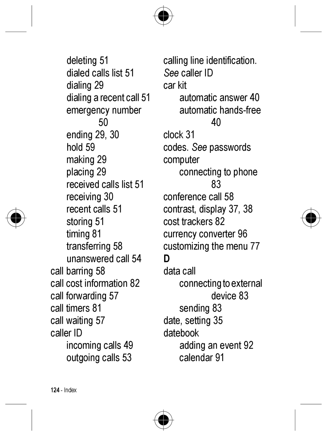 Motorola C330 manual Deleting 51 dialed calls list 51 dialing 