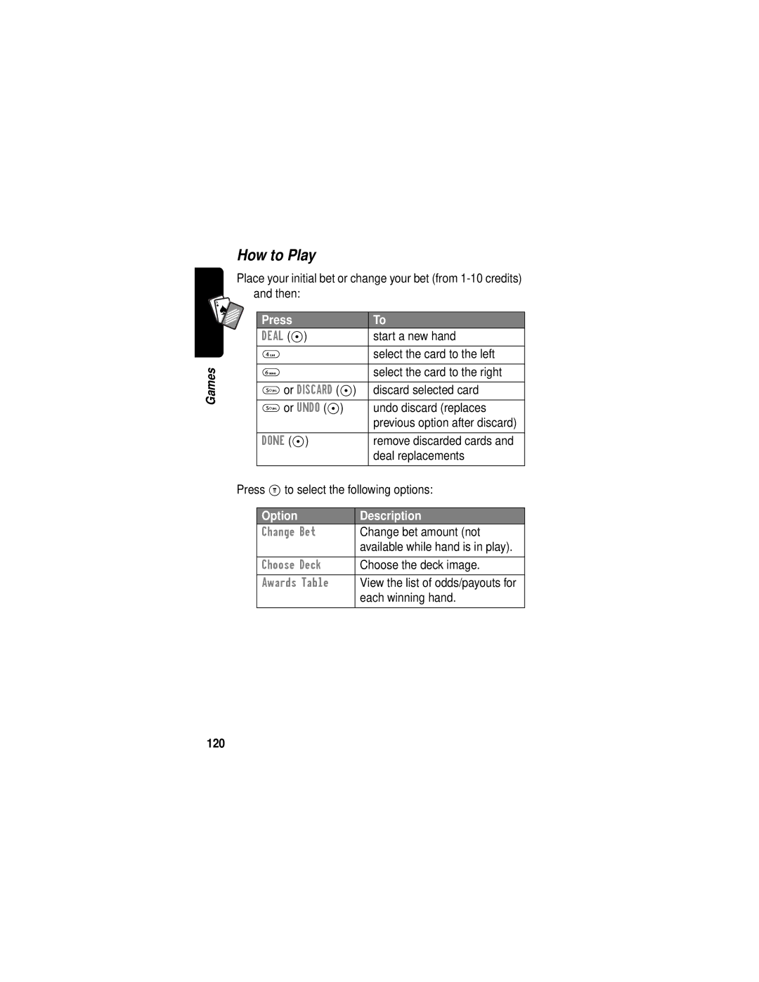 Motorola C331 manual 120 