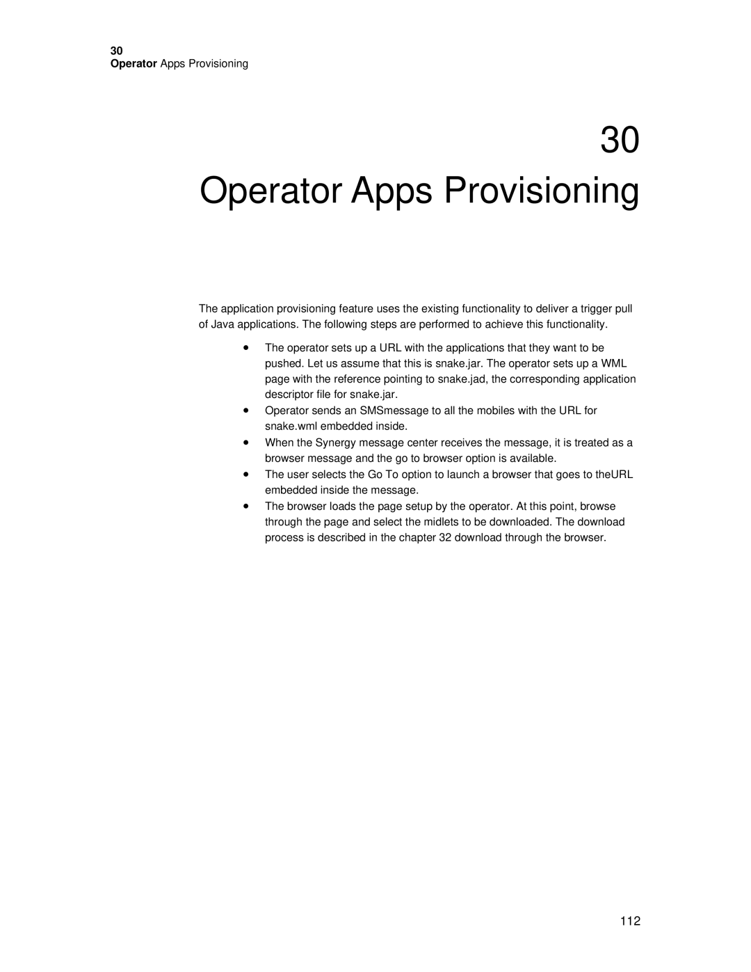 Motorola C381P technical manual Operator Apps Provisioning 