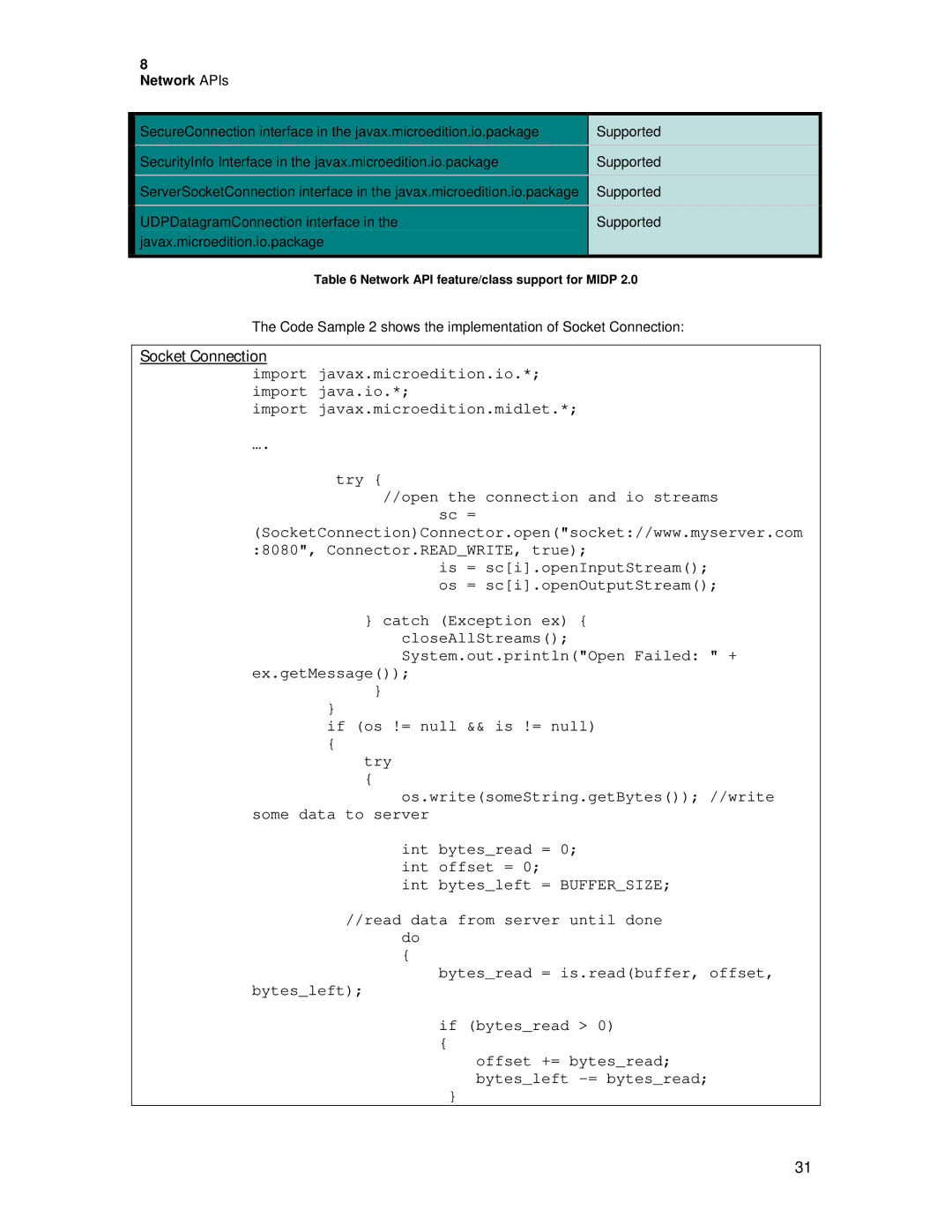 Motorola C381P technical manual Socket Connection 