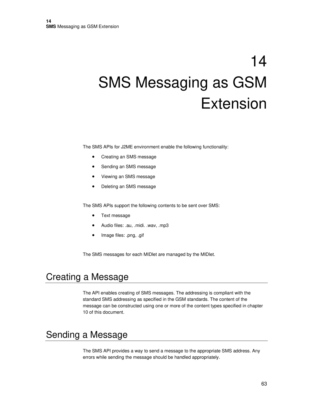 Motorola C381P technical manual SMS Messaging as GSM Extension, Creating a Message, Sending a Message 