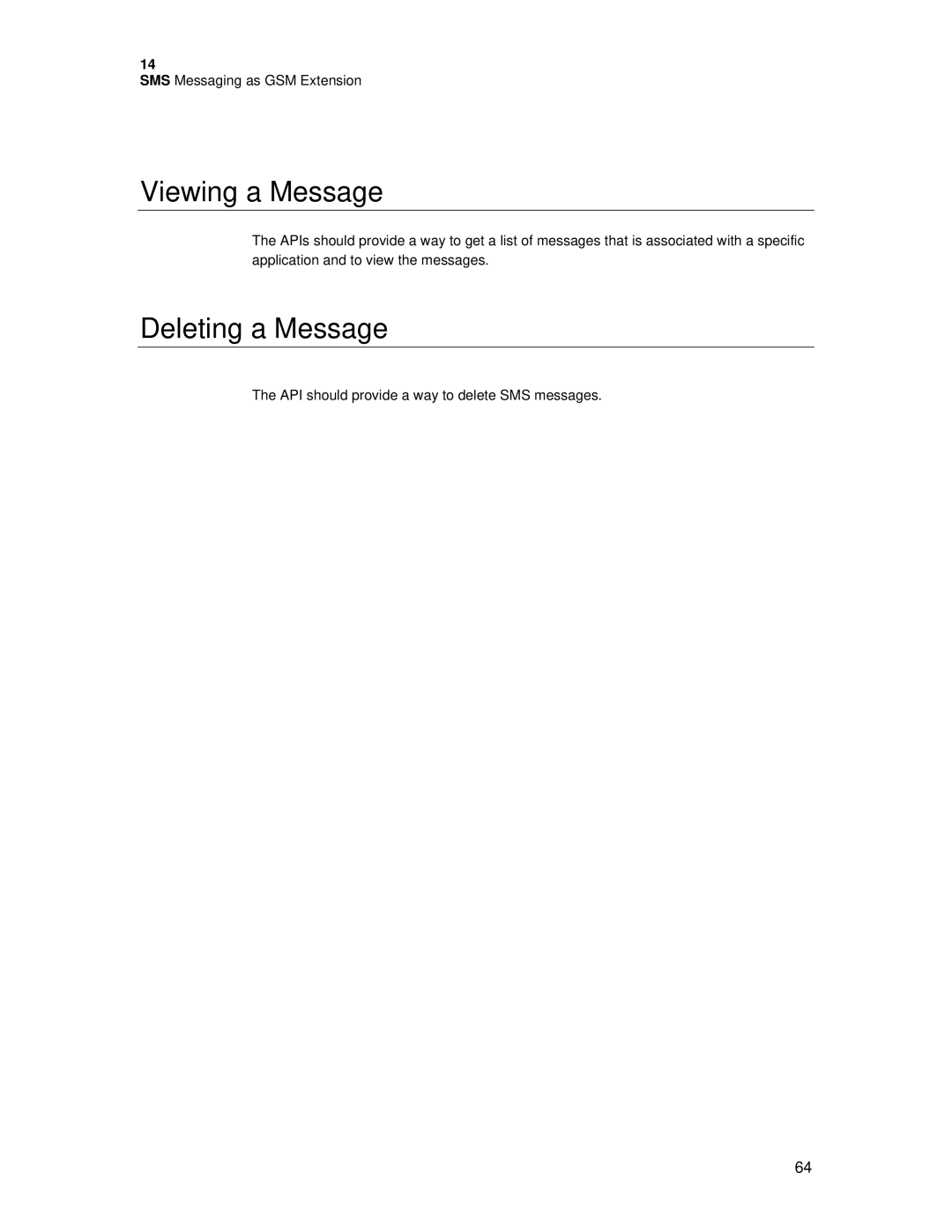 Motorola C381P technical manual Viewing a Message, Deleting a Message 