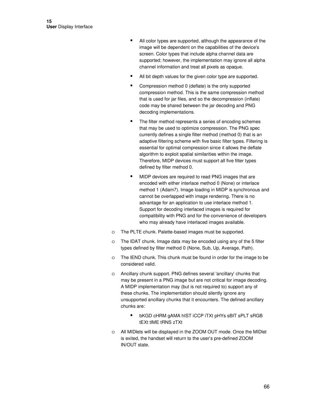 Motorola C381P technical manual User Display Interface 