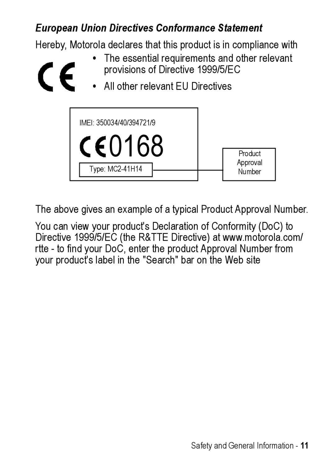 Motorola C390 manual 0168 