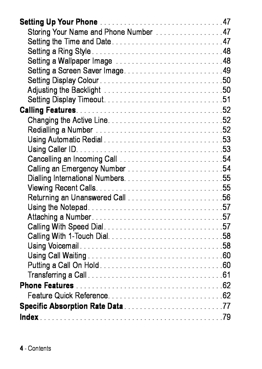 Motorola C390 manual Setting Up Your Phone Storing Your Name and Phone Number 