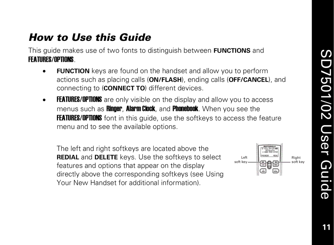 Motorola C51 Series manual How to Use this Guide, Features/Options 