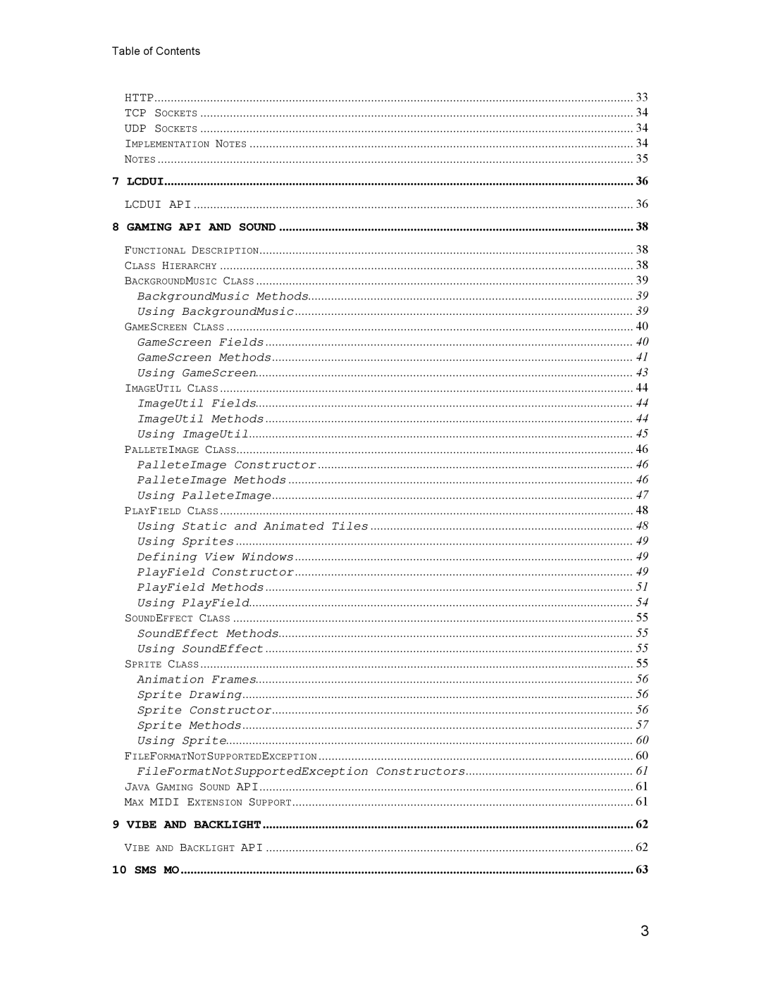 Motorola C550, C450, C370 technical manual Lcdui 