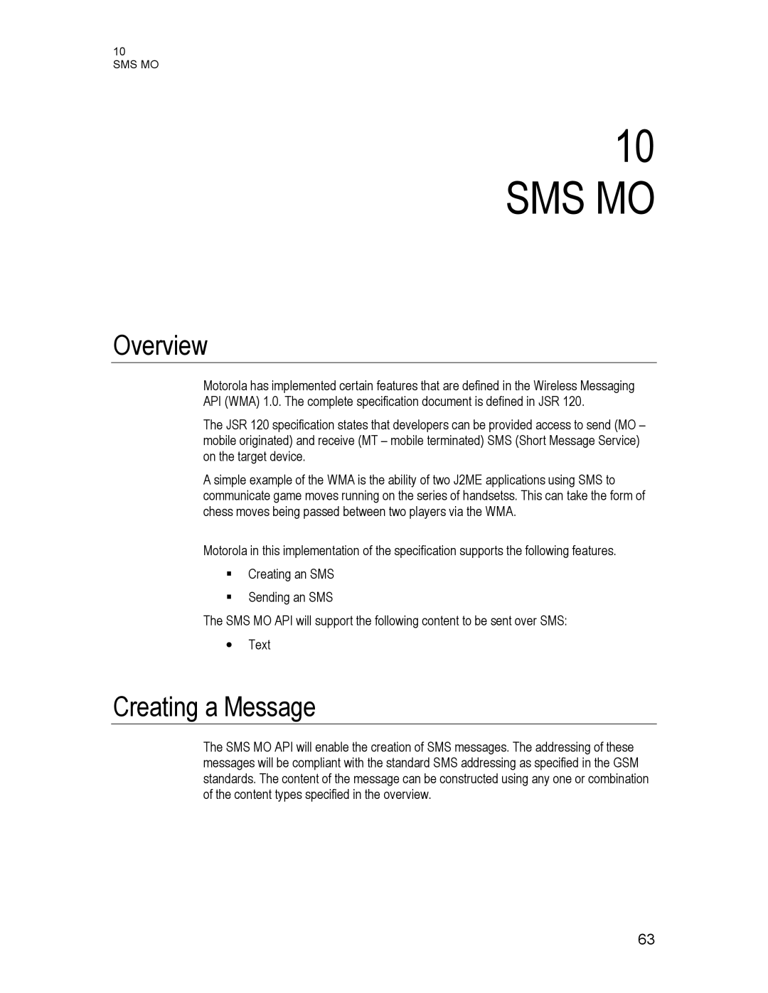 Motorola C550, C450, C370 technical manual Overview, Creating a Message 