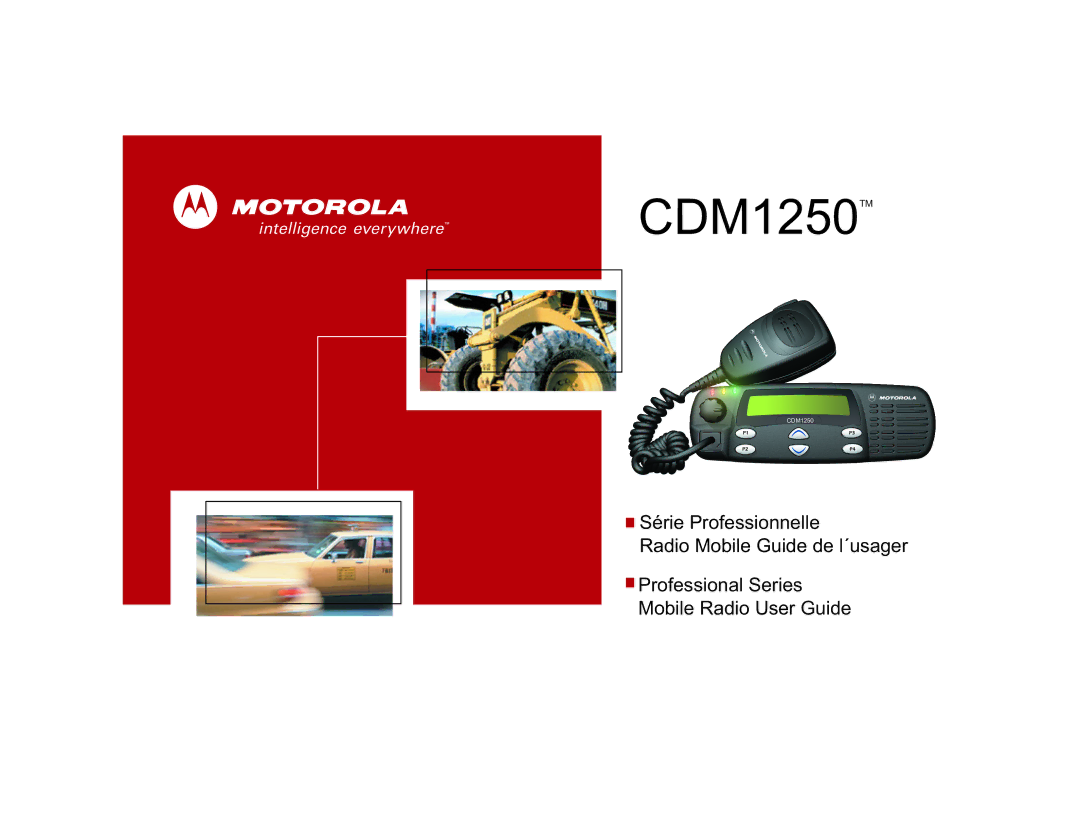 Motorola manual CDM1250TM 