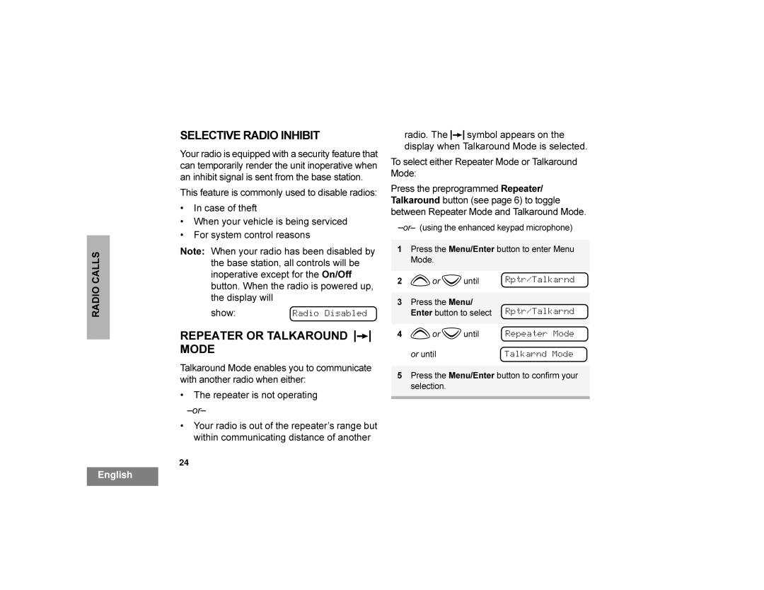 Motorola CDM1250 manual 95$,2,1+,%,7, 53$75257$/.$5281J 