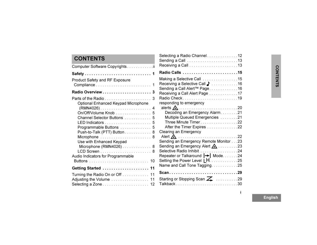 Motorola CDM1250 manual 217176 