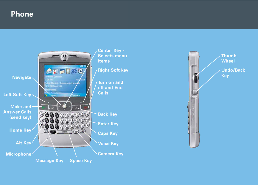 Motorola Cellular Telephone and PDA manual Phone 