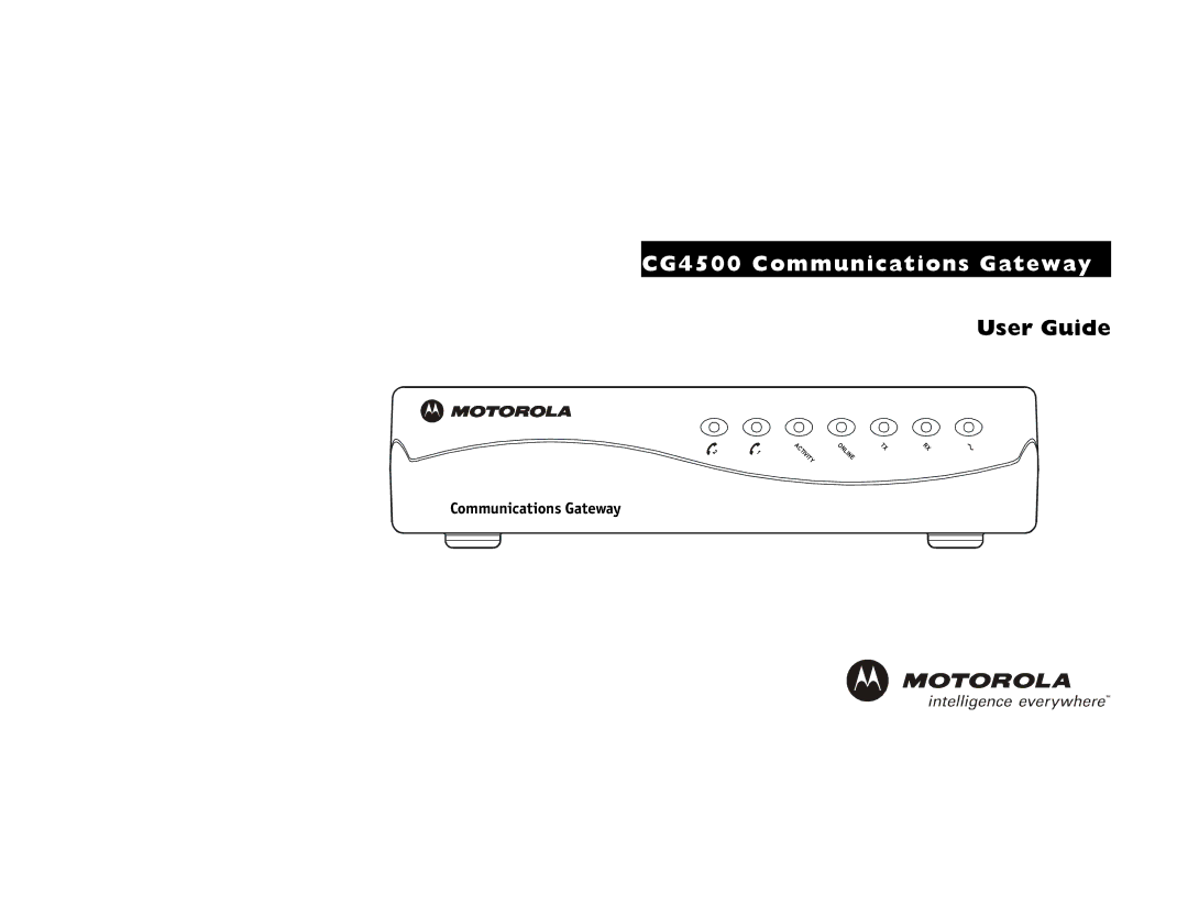 Motorola CG4500 manual RëÉê=dìáÇÉ 