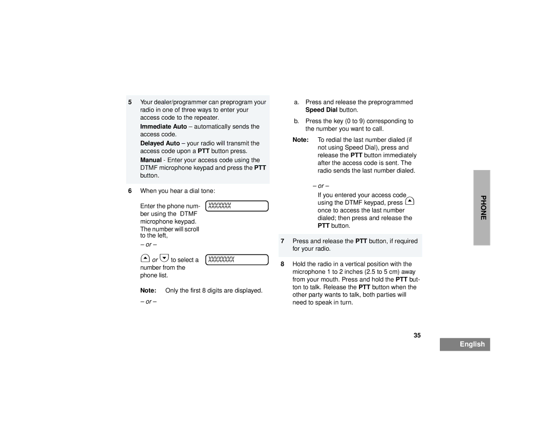 Motorola CM300 manual Xxxxxxx 