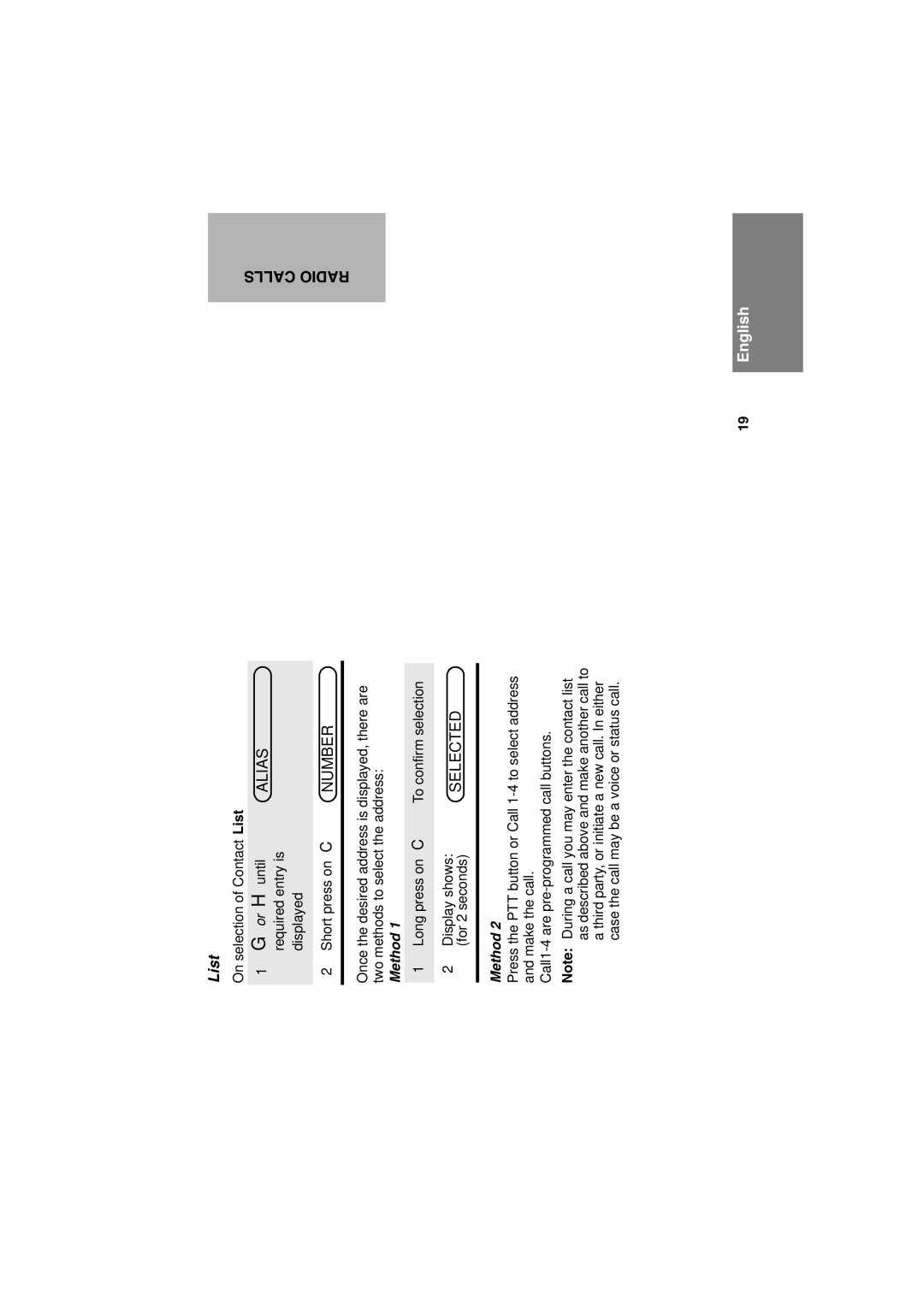 Motorola CM360 manual Alias, Number 