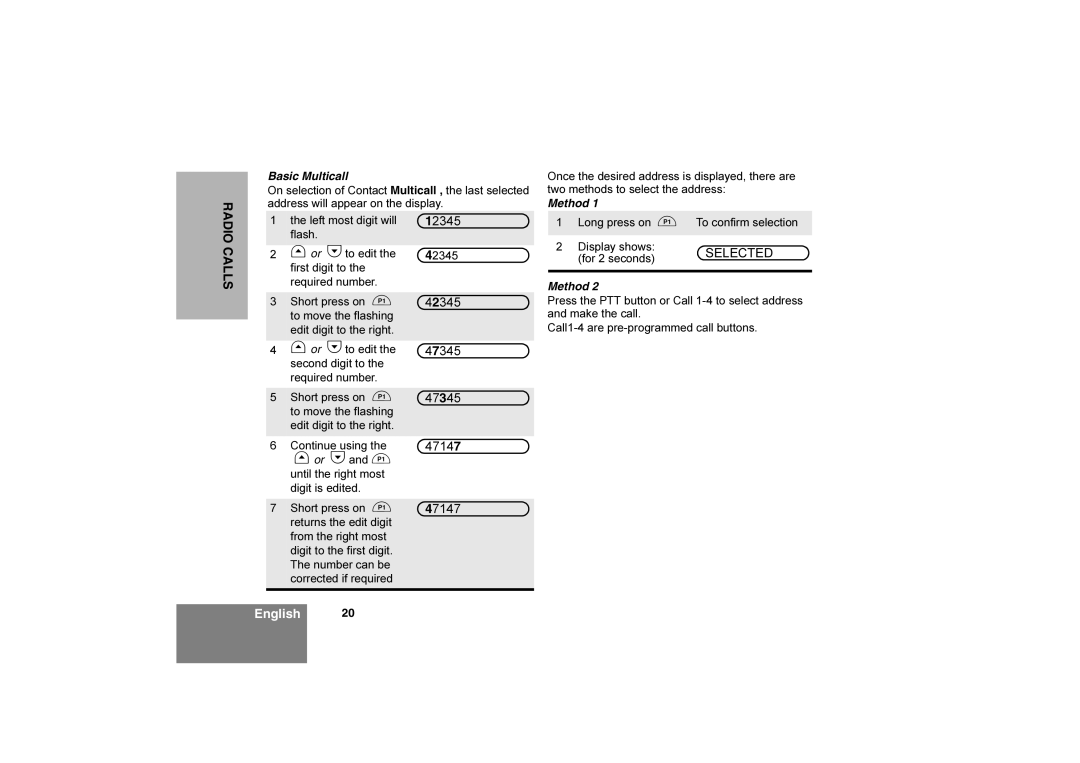 Motorola CM360 manual 345, 47147 