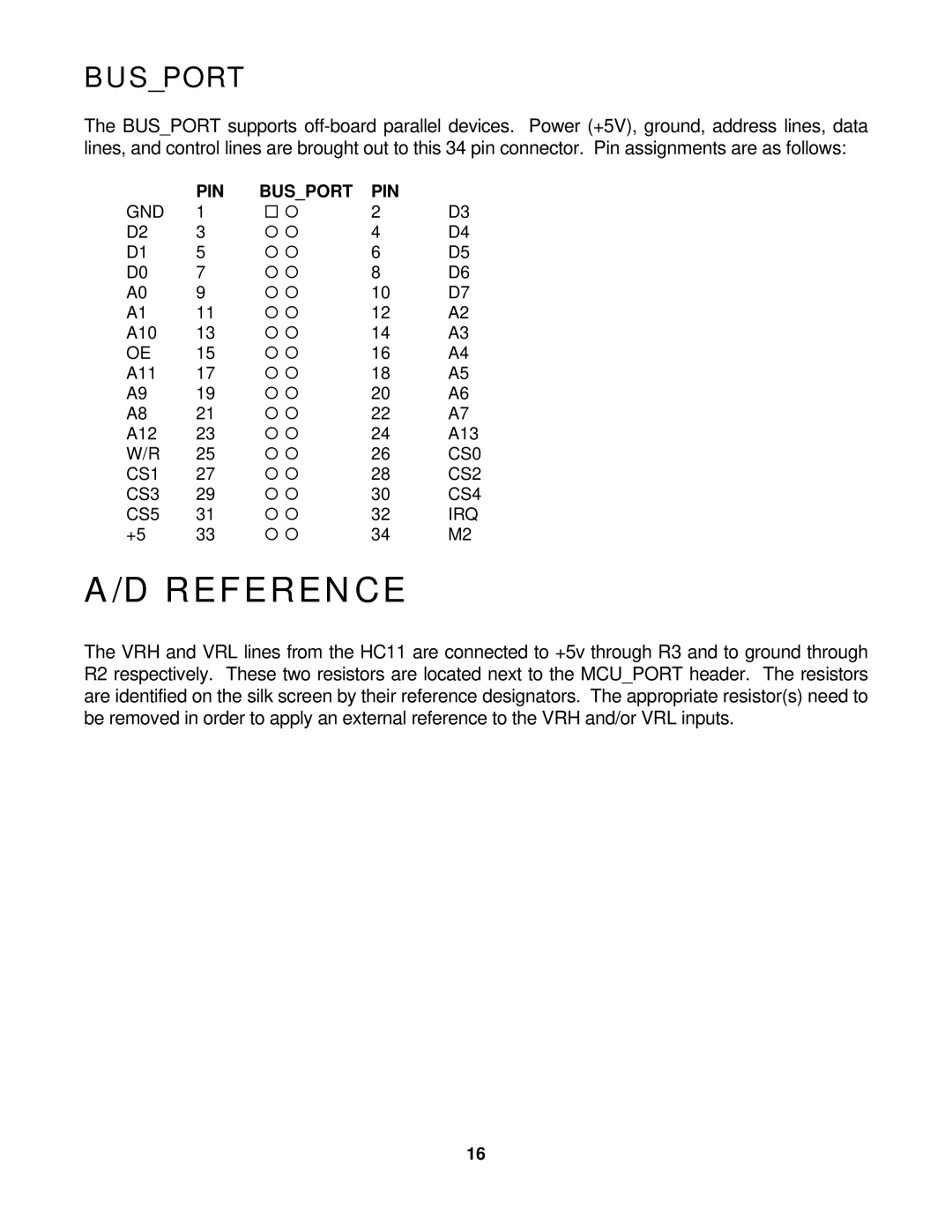 Motorola CMD11E1 manual Reference, Busport 