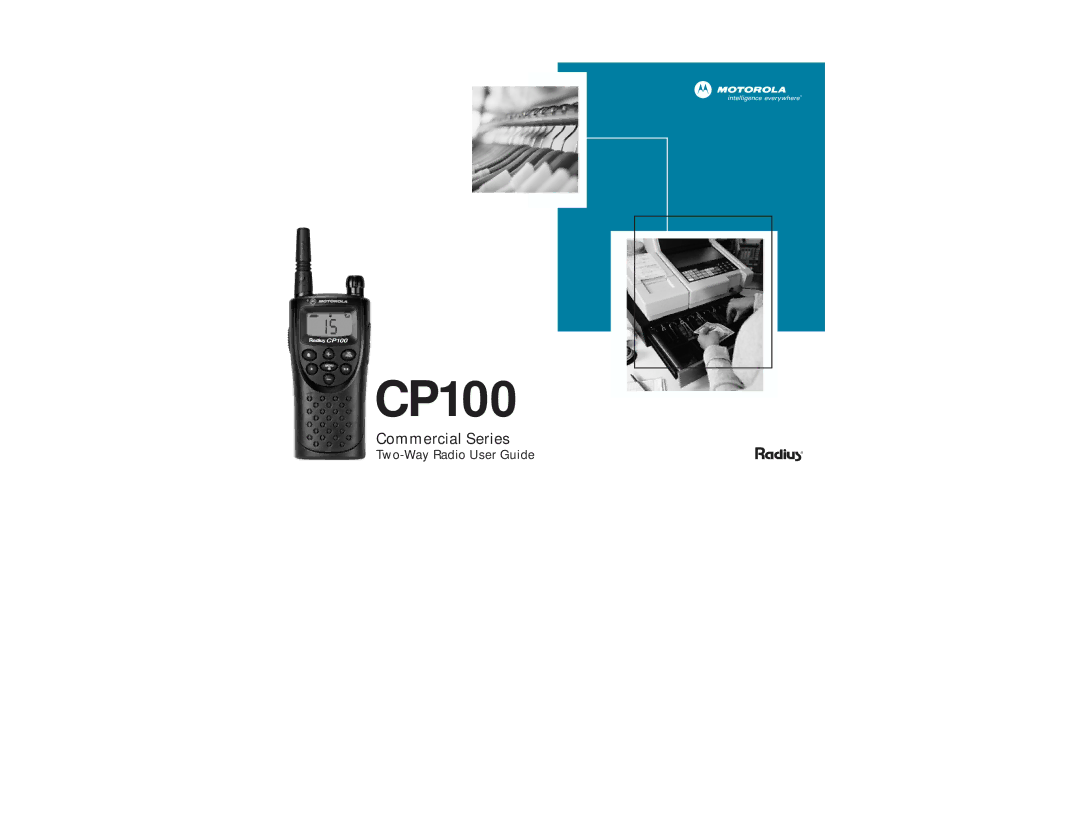 Motorola CP100 manual 