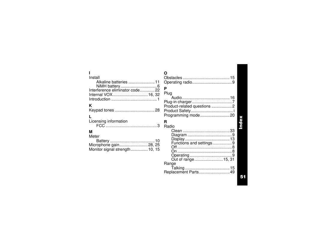 Motorola CP100 manual Licensing information 