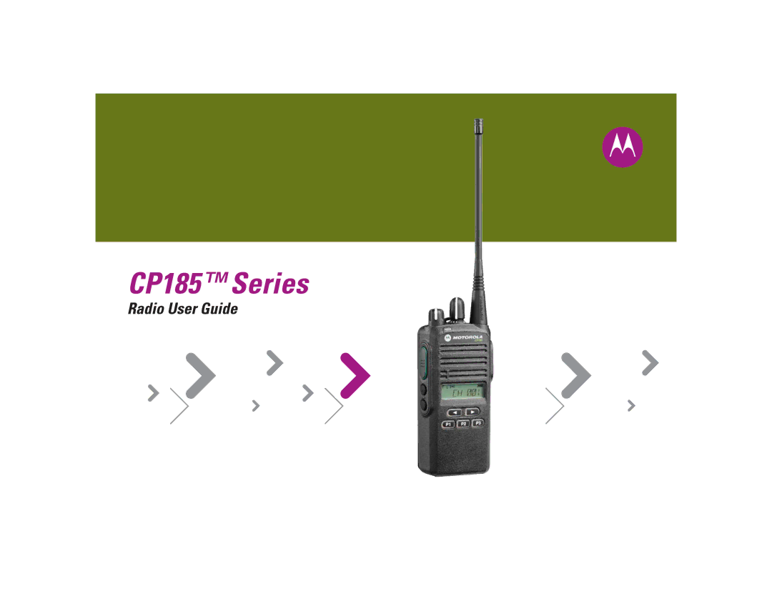 Motorola CP185 manual 