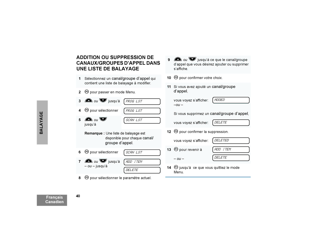 Motorola CP200XLS manual Ou M 