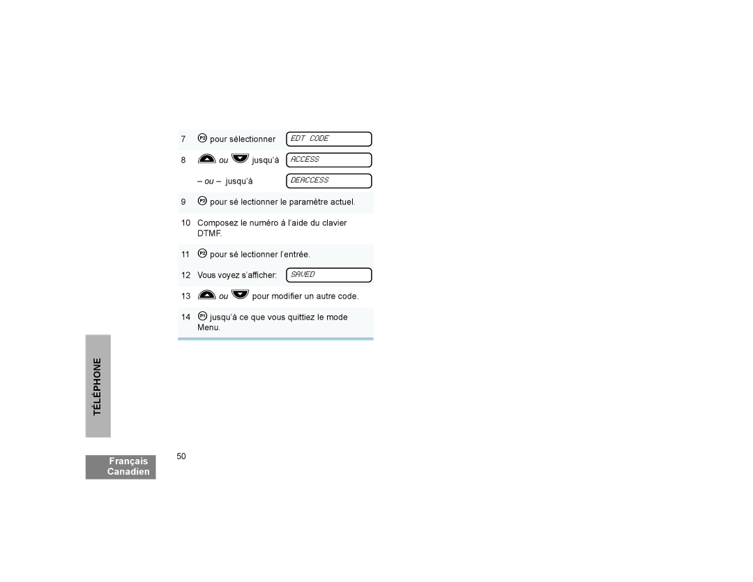 Motorola CP200XLS manual Access 