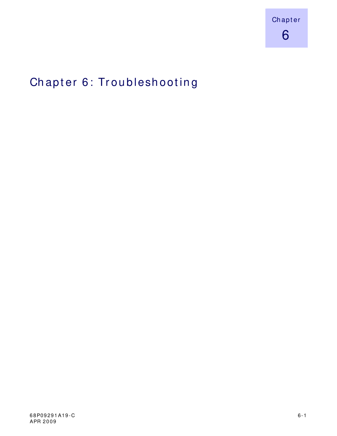 Motorola CPEI 150 user manual Troubleshooting, Chapter 