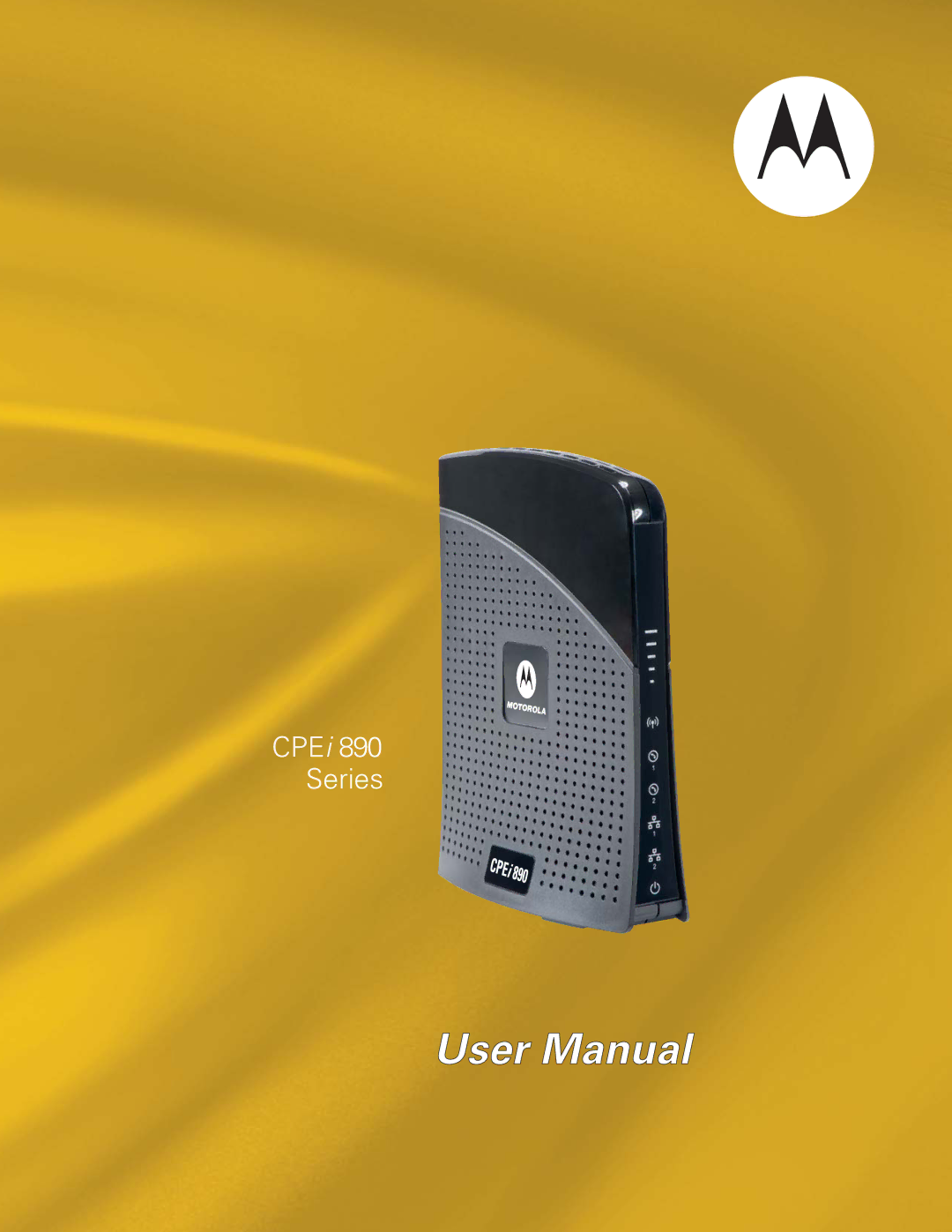 Motorola CPEI 890 user manual CPEi 890 Series 