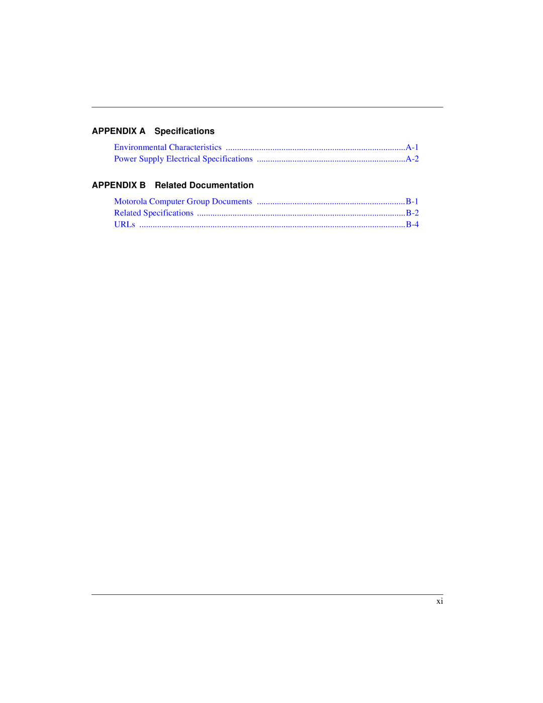 Motorola CPX8000, CPX8216TCPX8216T manual Appendix a 