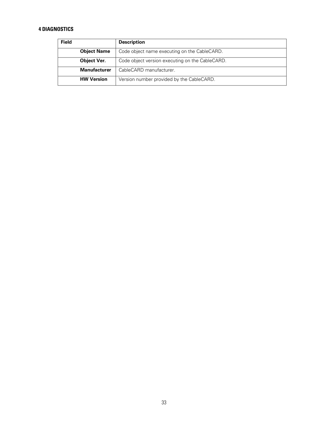 Motorola DCH3200 installation manual Diagnostics 