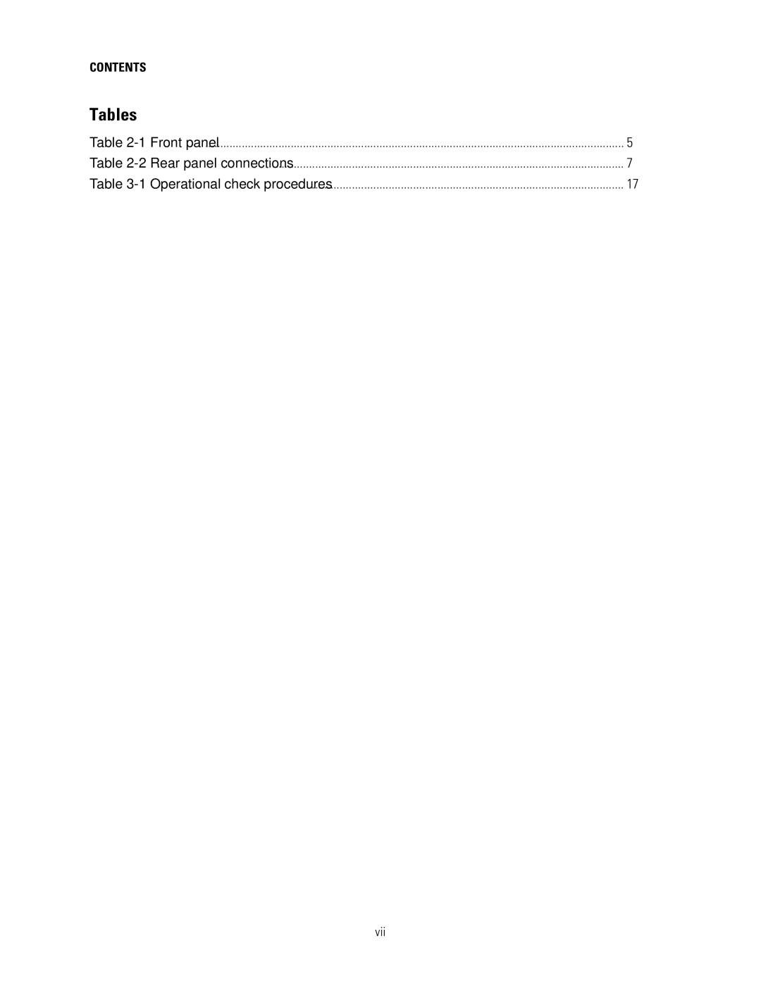 Motorola DCH3200 installation manual Tables 