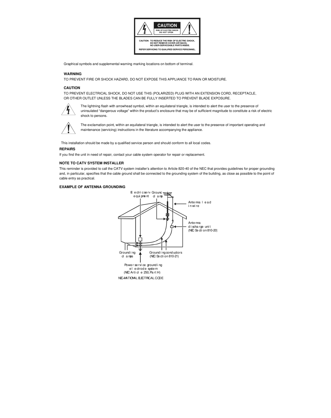 Motorola DCP501 manual Repairs 