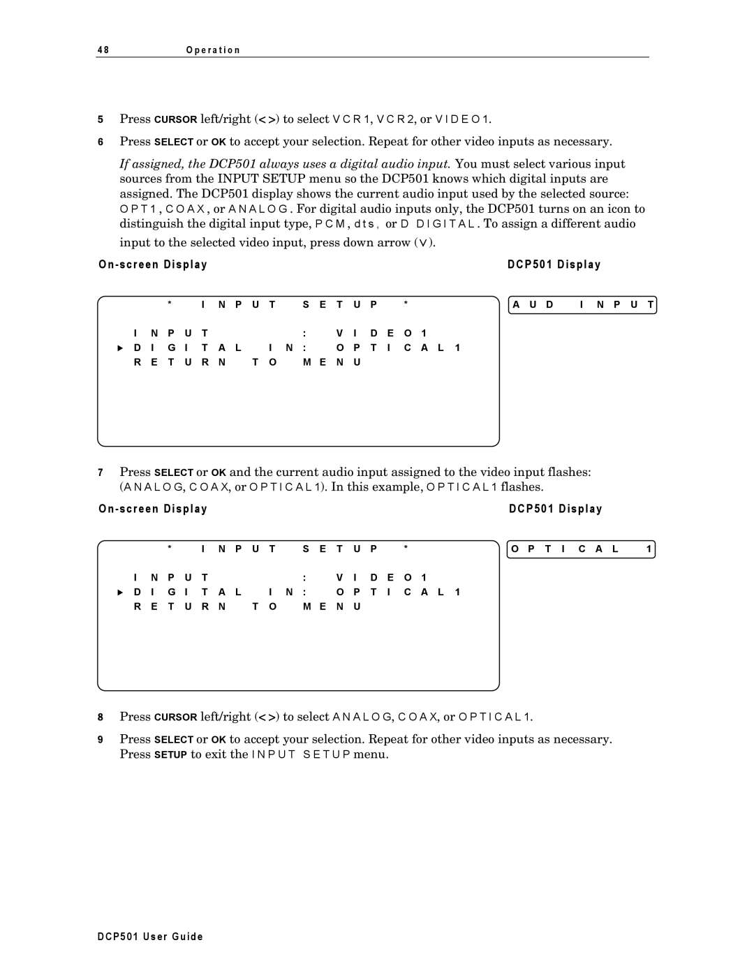 Motorola DCP501 manual P U P U T 