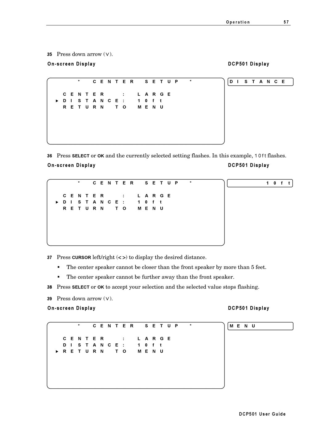 Motorola DCP501 manual N T S T a N C E 