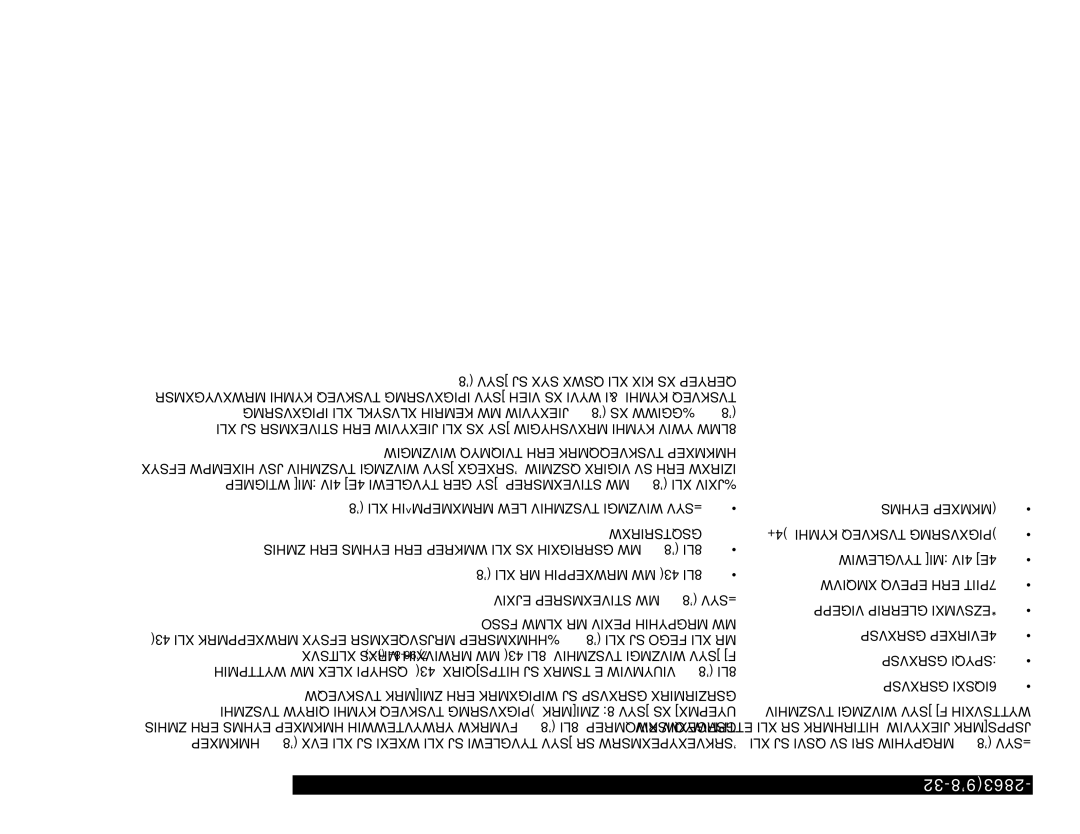 Motorola DCT 2020 manual 286398-32, MkmxepEyhms, GsrzirmirxGsrxvspSjWipigxmrkErhZmimrkTvskveqw,   