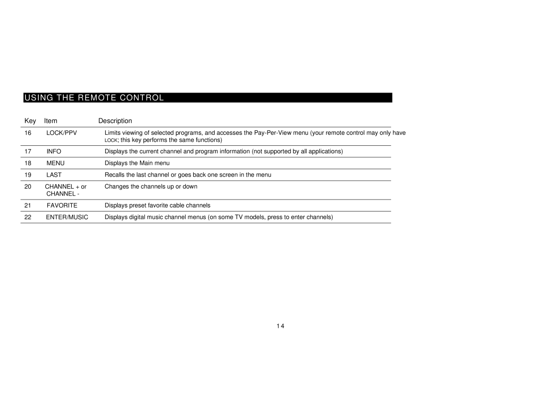 Motorola DCT2000 manual Info 